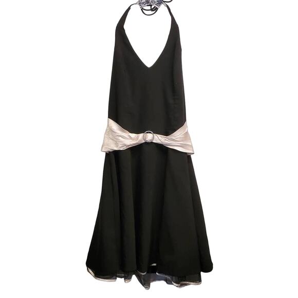 STUDIO 1940 Women's Retro Halter Top Midi Dress Tule lined Plus Size 18 - Picture 1 of 9